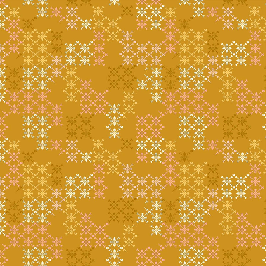 Figo - Hampton Court - Trellis Gold Figo Fabrics 