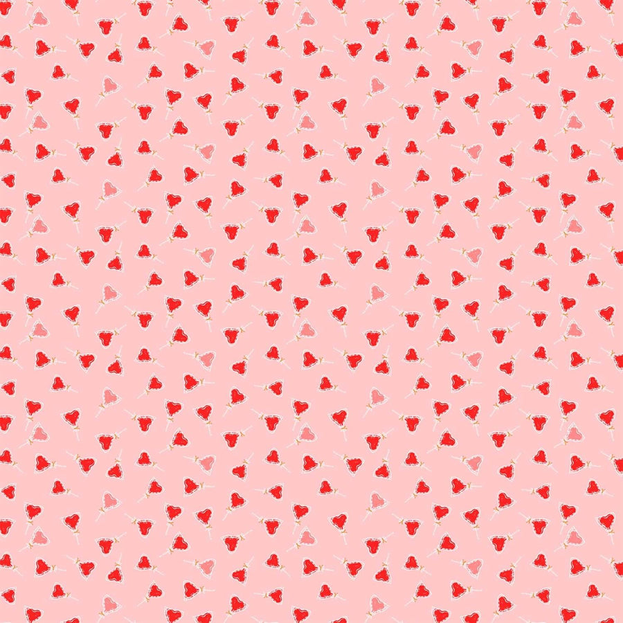 FIGO- Love in Bloom - Lollipops Pink Figo Fabrics 