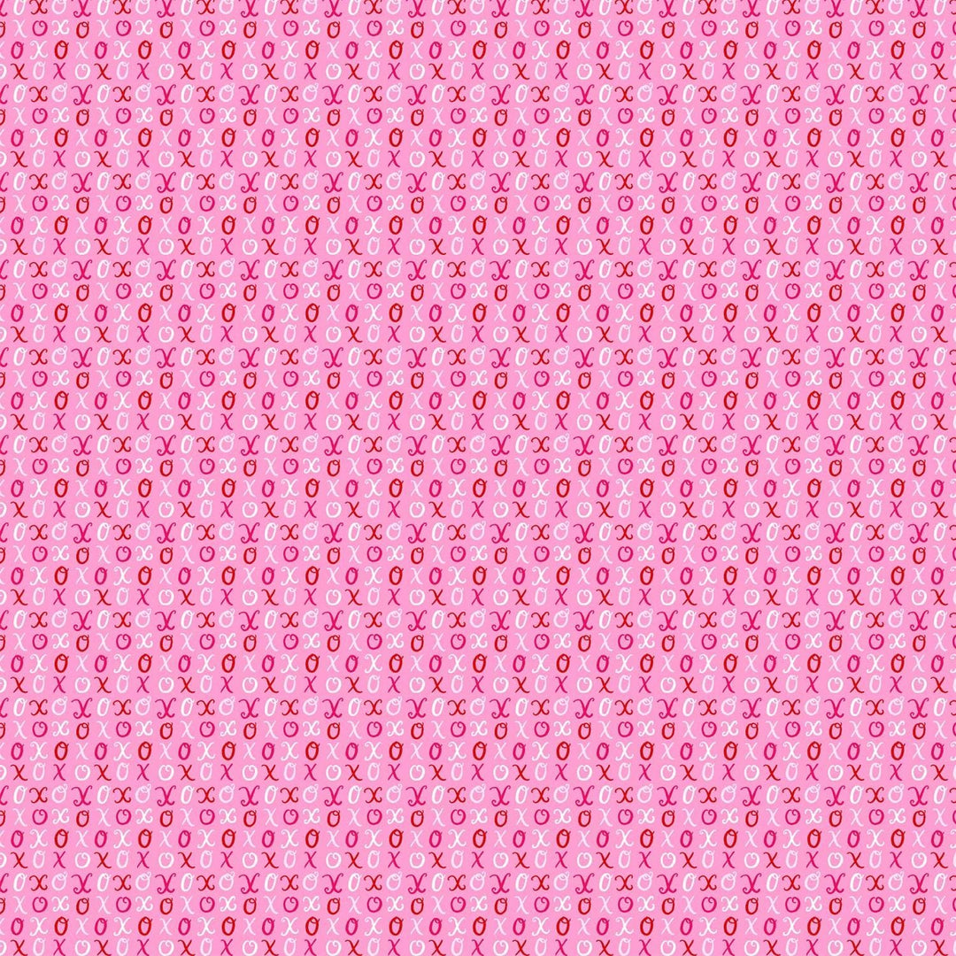 FIGO- Love in Bloom - XO Pink Figo Fabrics 