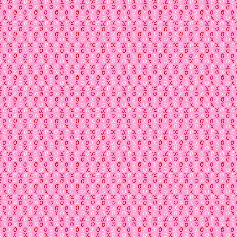 FIGO- Love in Bloom - XO Pink Figo Fabrics 