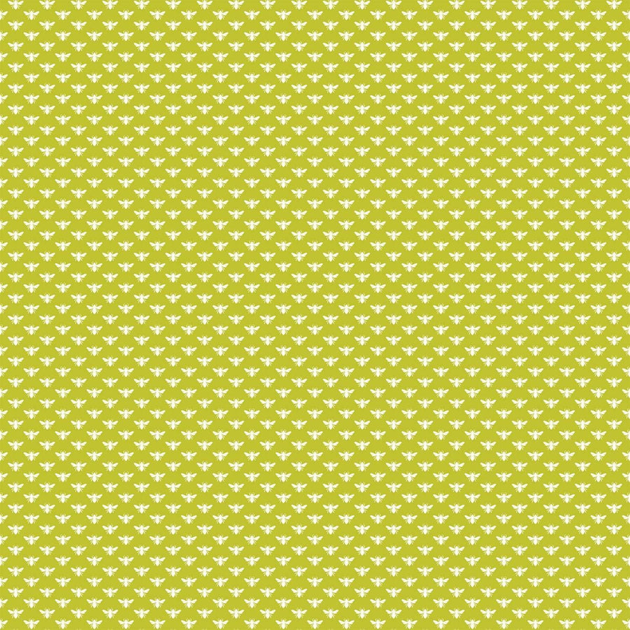 Local Honey - Bee Dot Chartreuse Figo Fabrics 