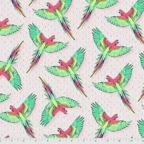 Daydreamer - Macaw Ya Later - Dragonfruit FreeSpirit Fabrics 