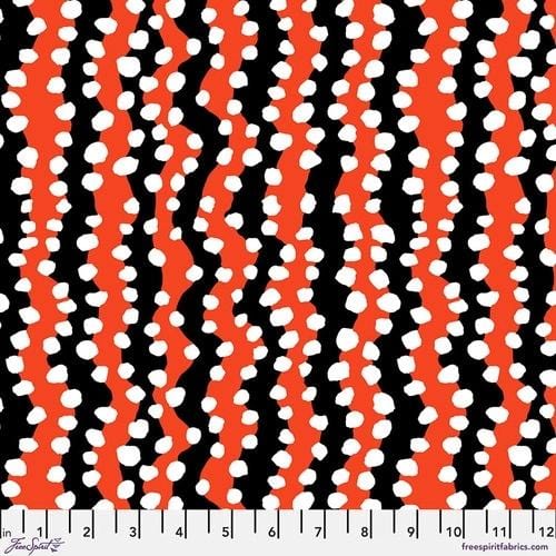 FreeSpirit - Kaffe Fasset Collective  - Bubble Stripe Black FreeSpirit Fabrics 