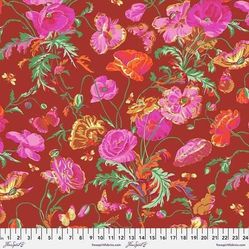 FreeSpirit - Kaffe Fasset Collective -  Meadow Red FreeSpirit Fabrics 