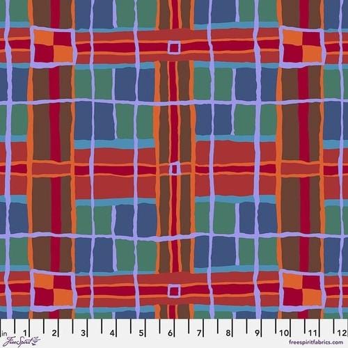 FreeSpirit - Kaffe Fassett Collective  - Checkmate Brown FreeSpirit Fabrics 