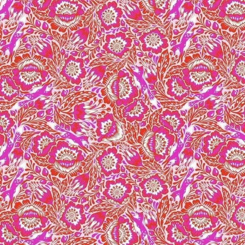 FreeSpirit - Tula Pink's Tiny Beast - Out Foxed Glimmer FreeSpirit Fabrics 