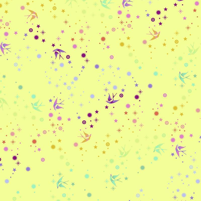 FreeSpirit - Tula's True Colors - Fairy Dust Lime FreeSpirit Fabrics 