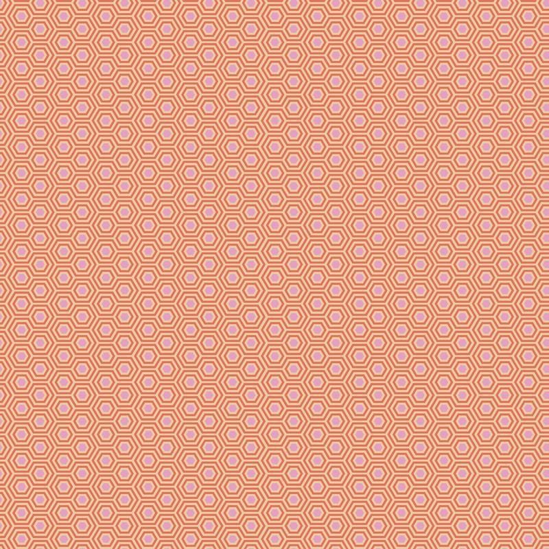 FreeSpirit - Tula's True Colors - Hexy Peach Blossom FreeSpirit Fabrics 