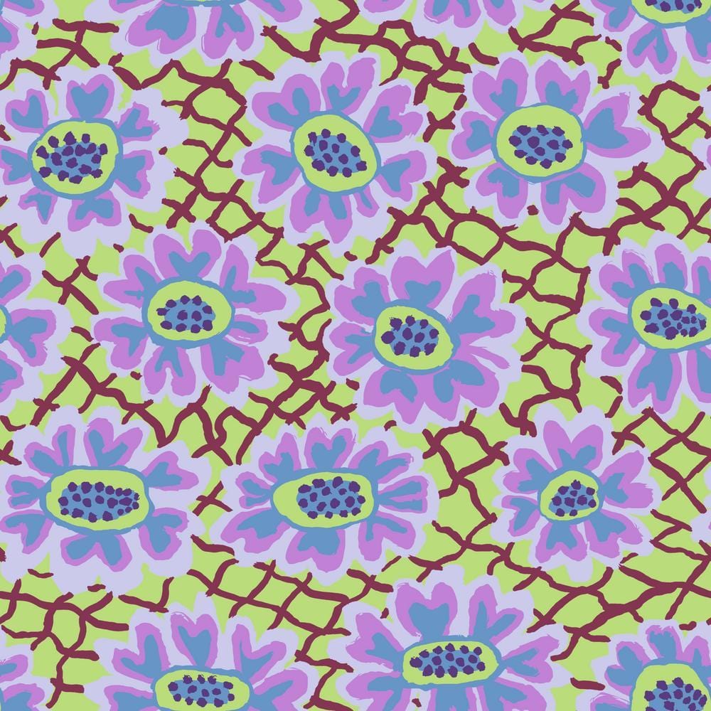 Kaffe Collective Feb 2023 - Flower Net Lime PWBM081.LIME