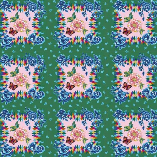 Mon Jardin - Cushion Jade FreeSpirit Fabrics 