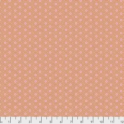 FreeSpirit - Tula's True Colors - Hexy Peach Blossom FreeSpirit Fabrics 