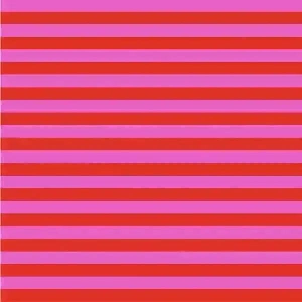 Tula's True Colors - Tent Stripe - Peony FreeSpirit Fabrics 