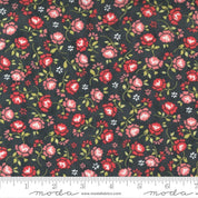 Fresh Fig Favorites - Small Roses - Black MODA/ United Notions 