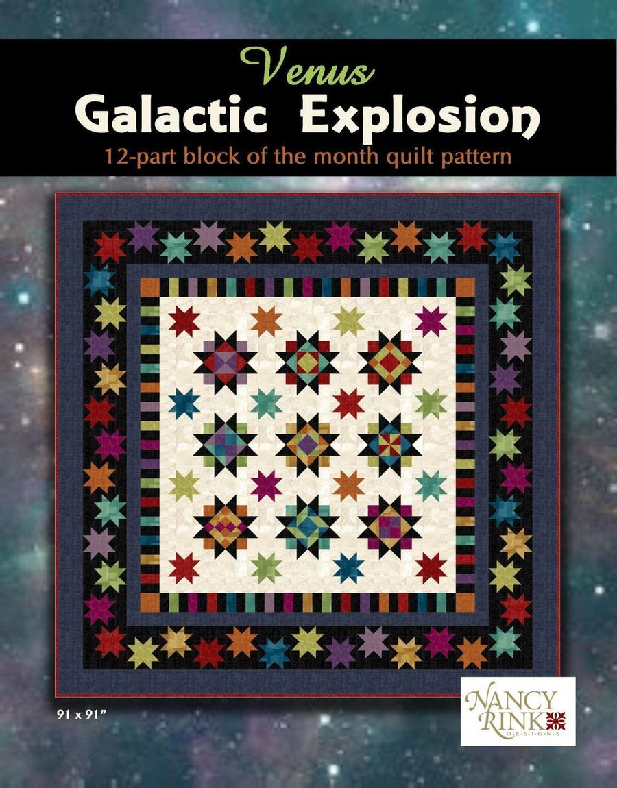 Galactic Explosion Pattern Booklet Nancy Rink Designs 