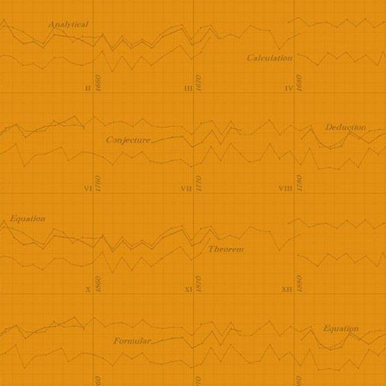 Graph - Orange Andover Fabrics/CIT 