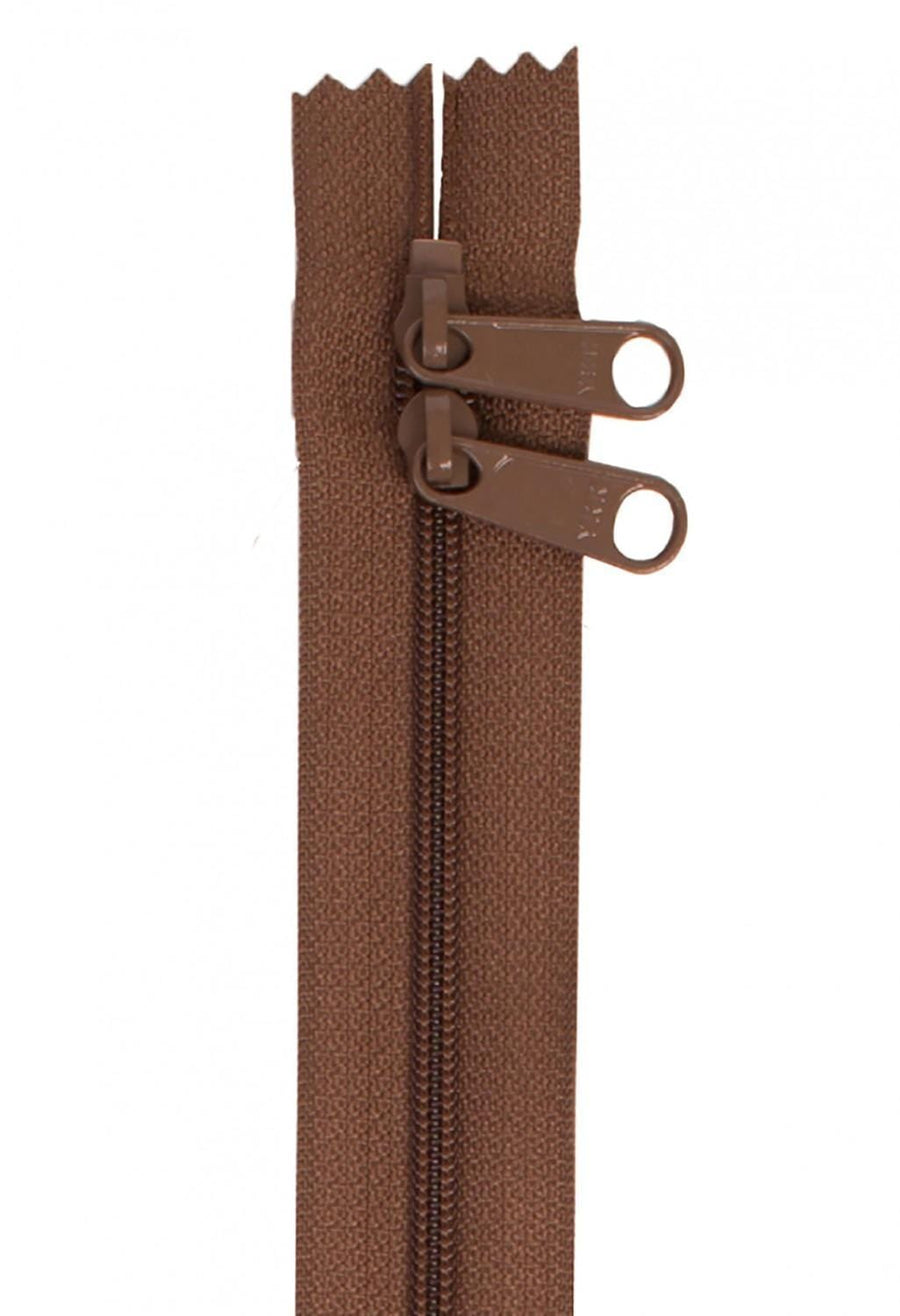 Handbag Zipper 30in Seal Brown BREWER 