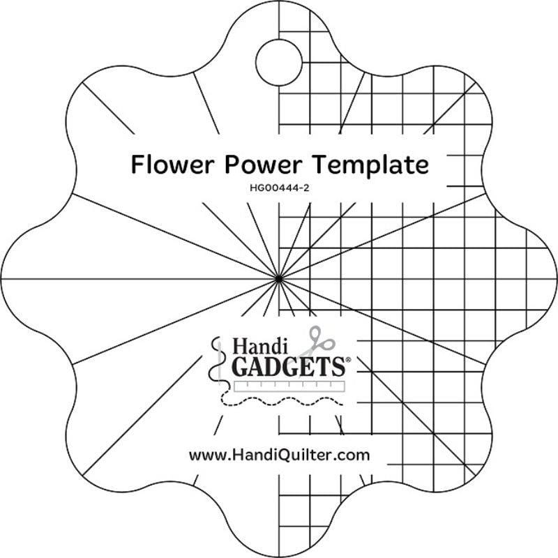 Handi Quilter - 5-inch Flower Power Template Handi Quilter 