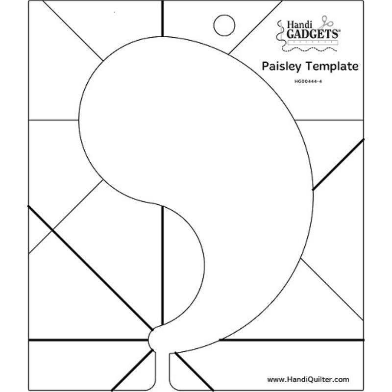 Handi Quilter - 7 1/2 inch Paisley Template Handi Quilter 