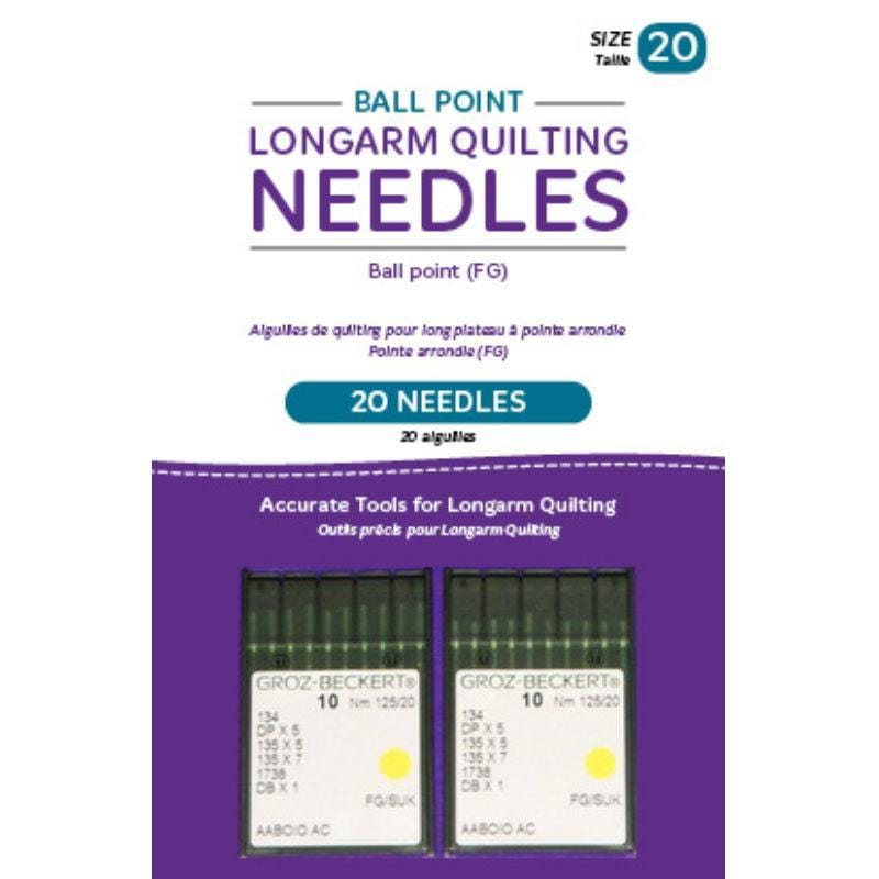 Handi Quilter - Ball Point Longarm Needles – 2 Packs of 10 20/125-FG BP Handi Quilter 