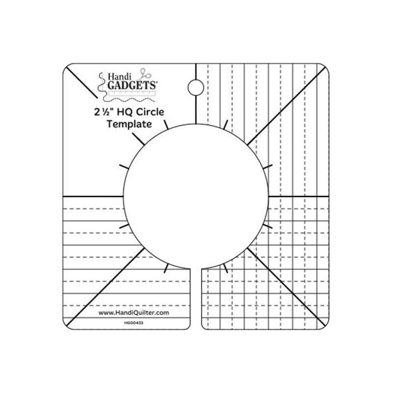 Handi Quilter - Circle Template, 2 1/2 inch Handi Quilter 