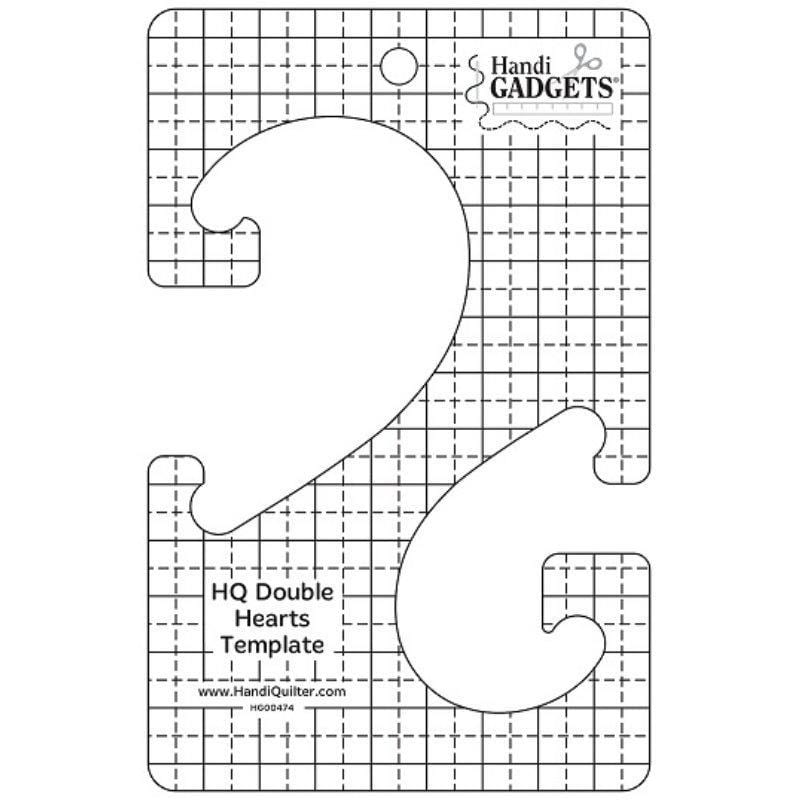 Handi Quilter - Double Hearts Template Handi Quilter 