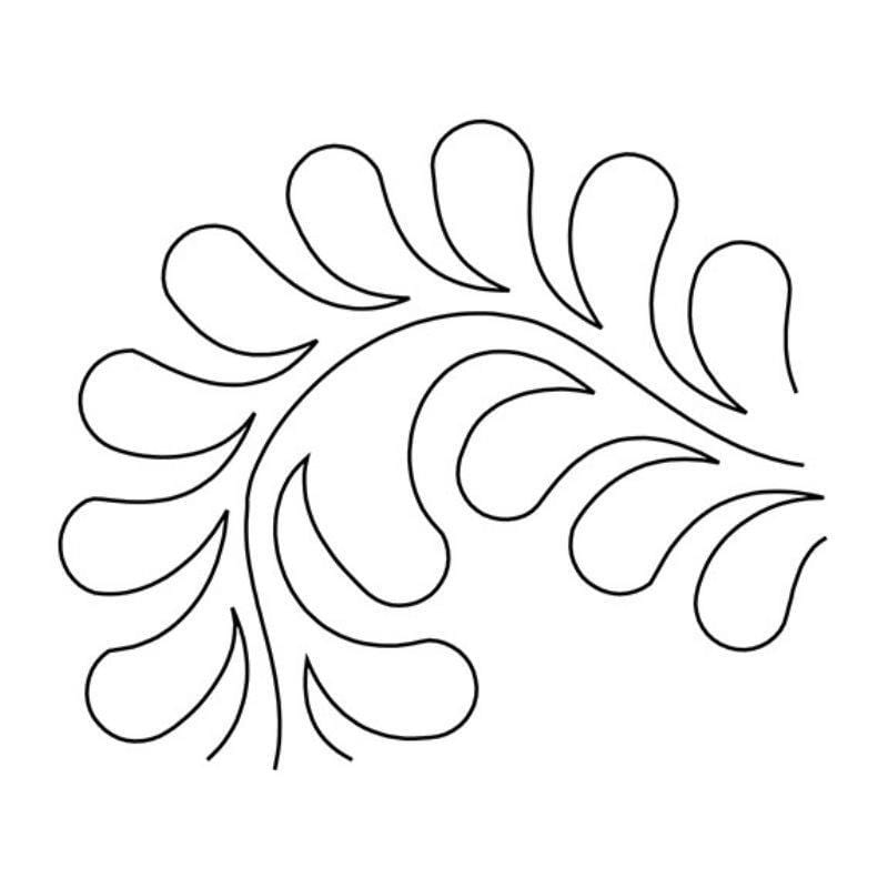 Handi Quilter - Feather Corner Groovy Board Handi Quilter 