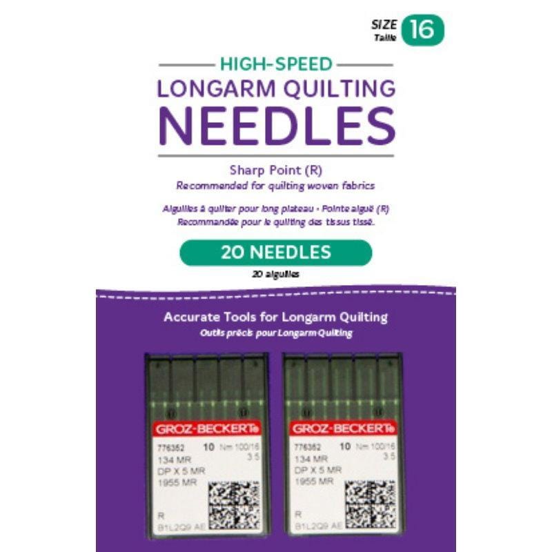 Handi Quilter - High Speed Longarm Needles – 2 Pks of 10 Crank 100/16-134MR-3.5 Handi Quilter 