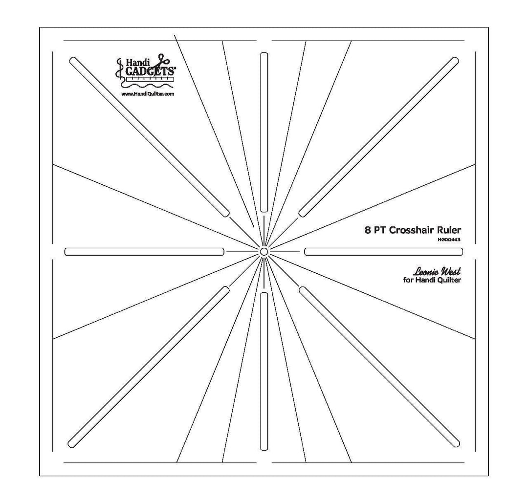 Handi Quilter - Jade Crosshair Ruler Handi Quilter 