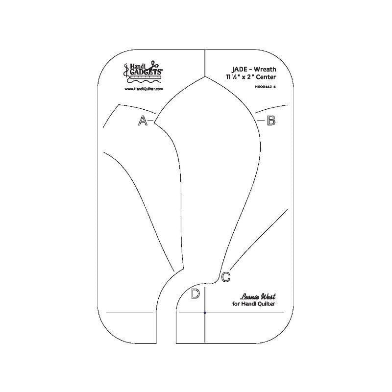 Handi Quilter - Jade Wreath Template Handi Quilter 