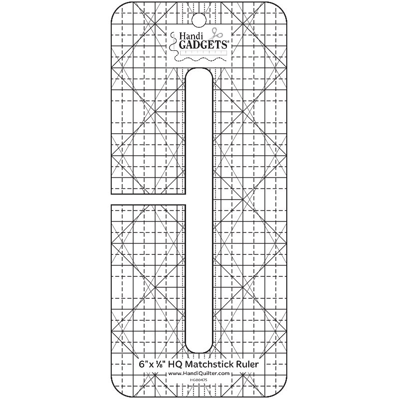 Handi Quilter - Matchstick Ruler 6 inch x 1/8 inch Handi Quilter 