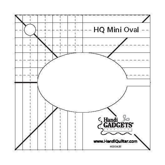 Handi Quilter - Mini Oval Template Handi Quilter 