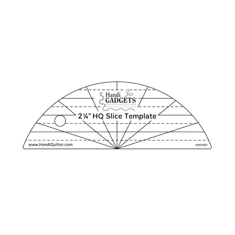 Handi Quilter - Slice Template, 2 1/4 inch Handi Quilter 