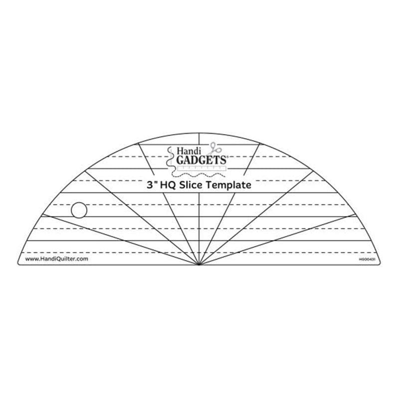 Handi Quilter - Slice Template, 3 inch Handi Quilter 