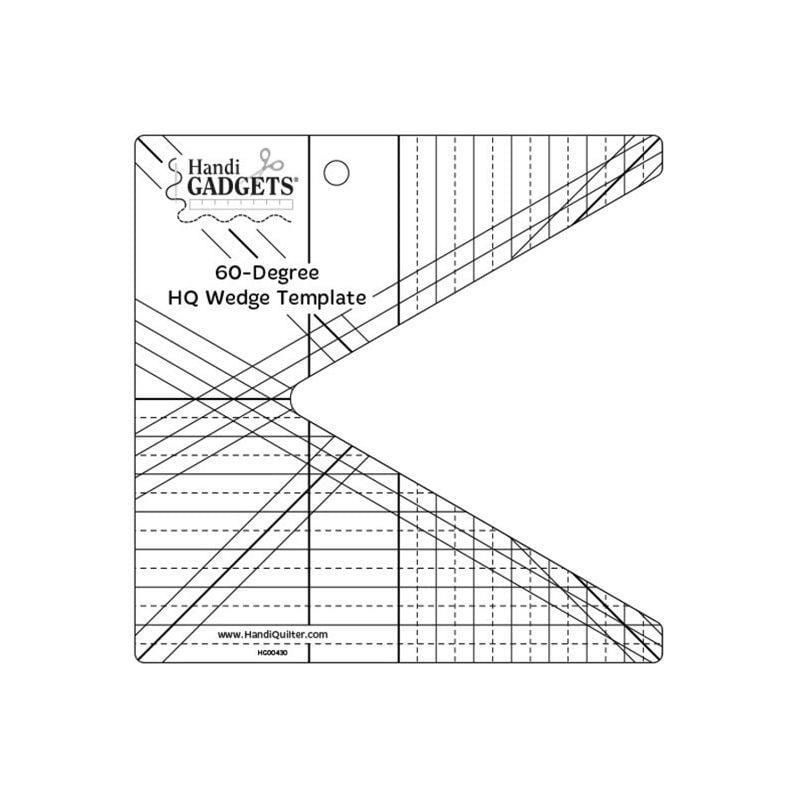 Wedge Ruler Pattern Handi Quilter - Wedge Ruler, 60-Degree - Stitchin Heaven – Stitchin' Heaven