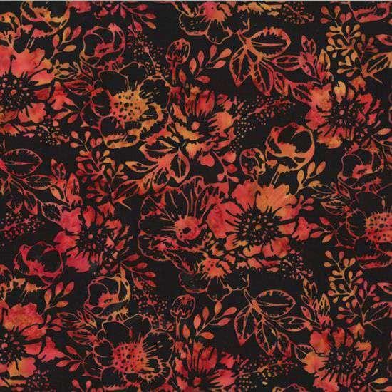 Hoffman - Bali Batiks - Big Floral Adobe Hoffman Fabrics/CIT 