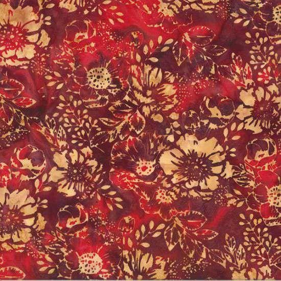 Hoffman - Harvest Helpings - Big Floral Pomegramate Hoffman Fabrics/CIT 