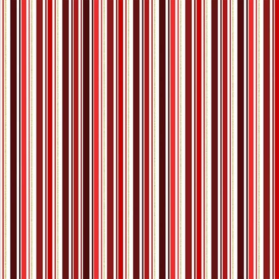 Hoffman - Holiday Sweets - Stripes Red Hoffman Fabrics/CIT 