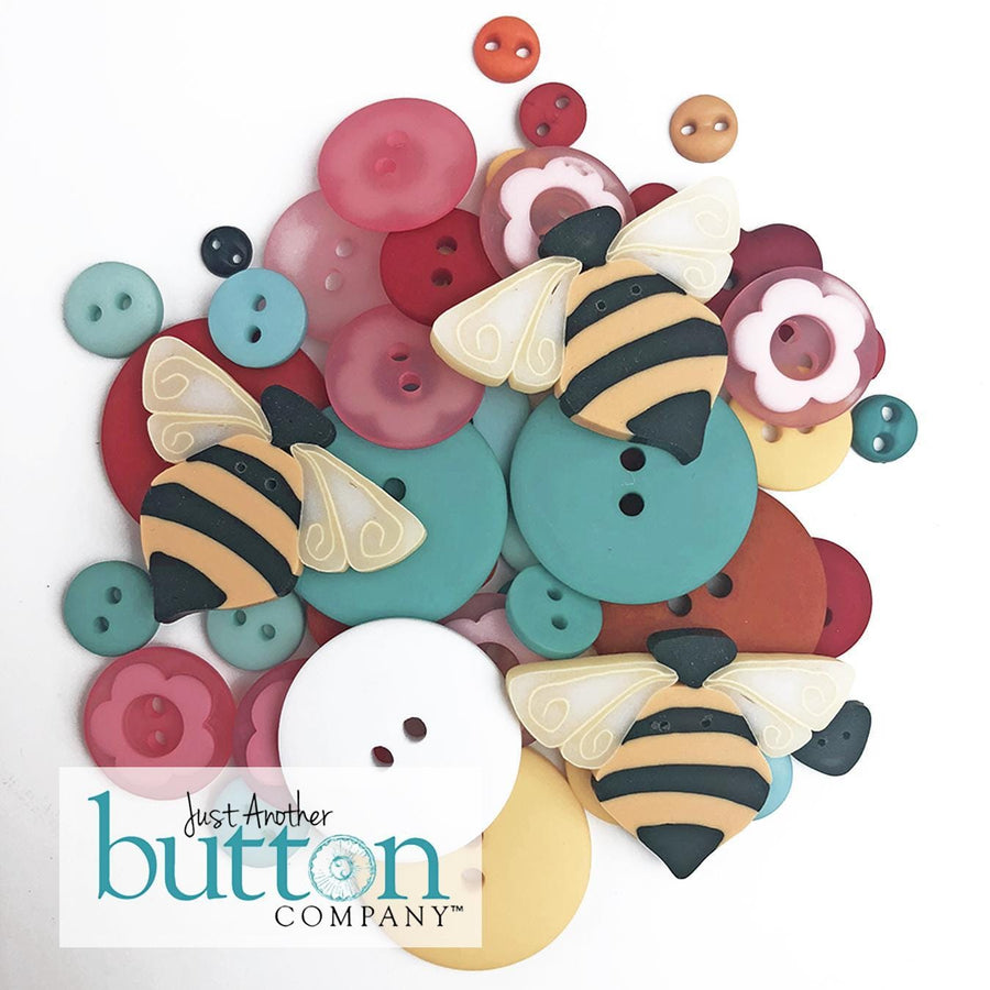 Home Grown Buttons - In Our House Quilt, All Blocks JUST ANOTHER BUTTON CO 
