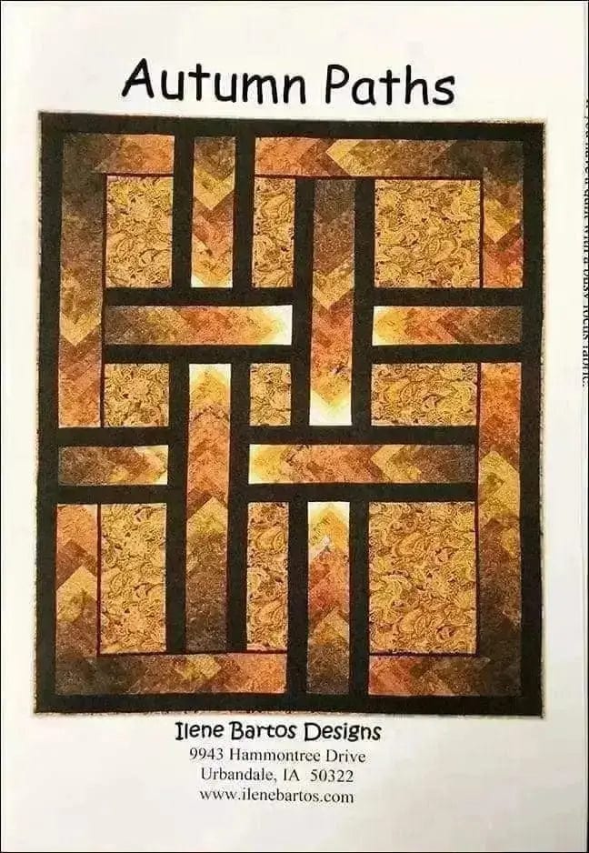 Autumn Paths Pattern Ilene Bartos Designs 