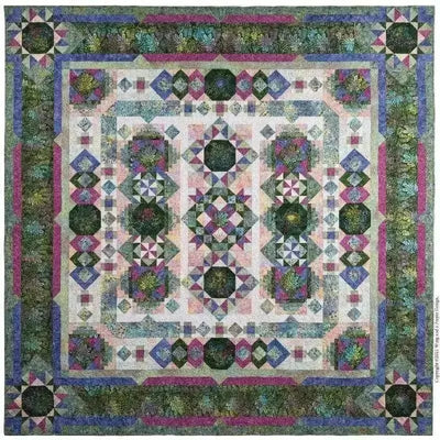 Image of Blooming Fields quilt.