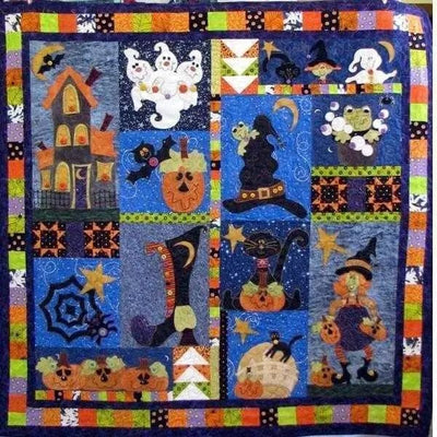 Image of Boo Hallow quilt.