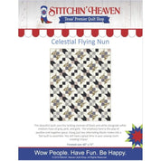 Digital Download - Celestial Flying Nun Quilt Pattern by Stitchin' Heaven IN HOUSE 