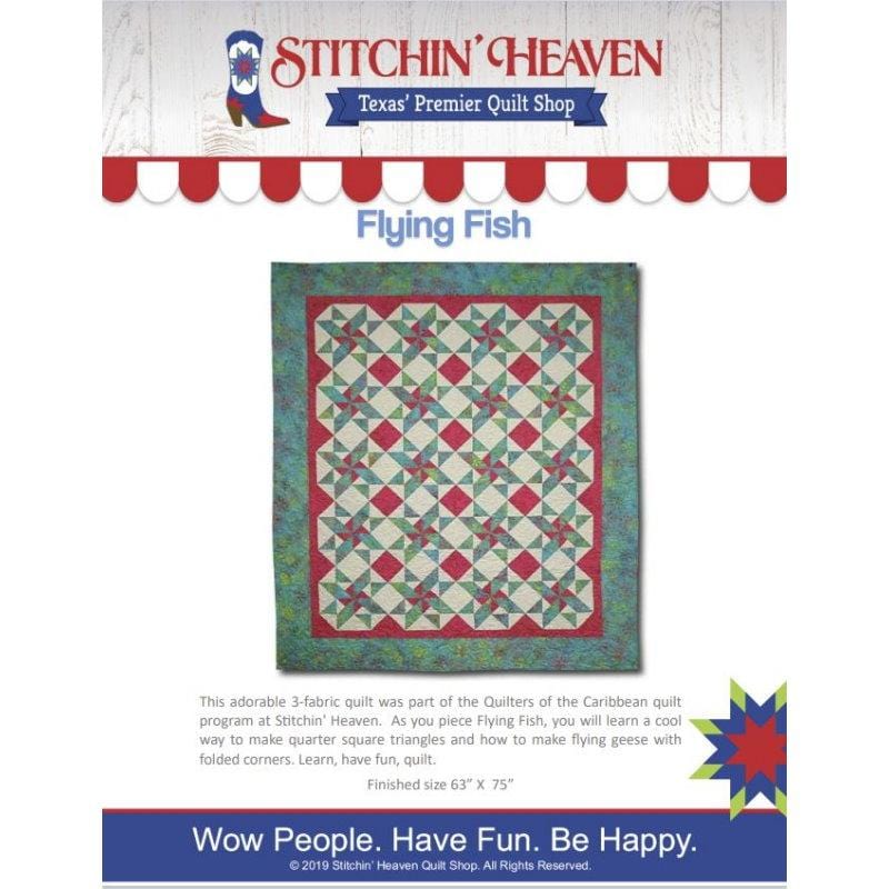 Digital Download - Flying Fish Pattern by Stitchin' Heaven freeshipping ...