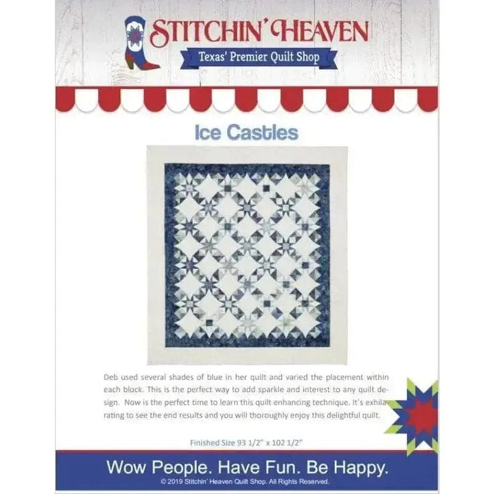 Digital Download - Ice Castles Pattern by Stitchin' Heaven IN HOUSE 