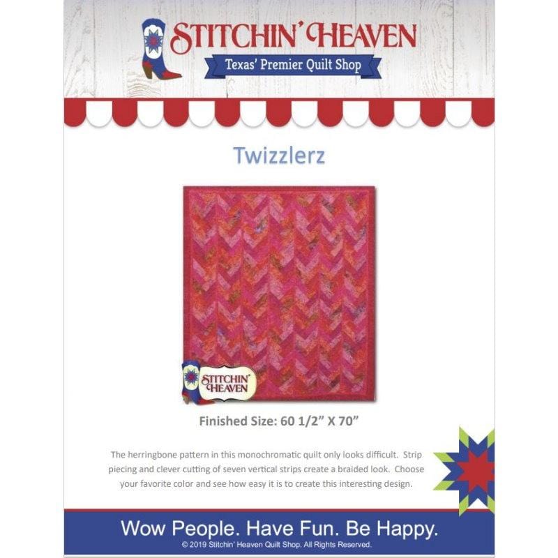 Digital Download - Twizzlers Quilt Pattern by Stitchin' Heaven IN HOUSE 