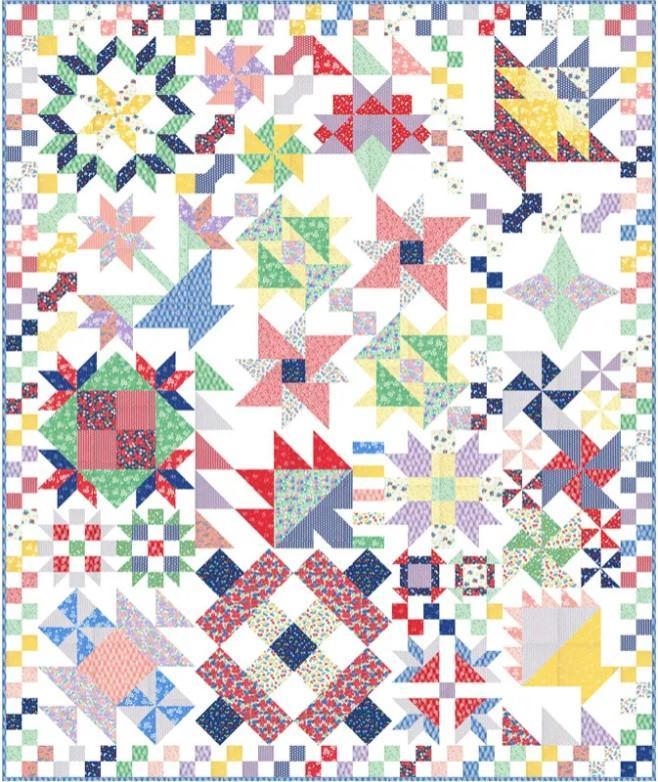 Farmhouse Fancy Block of the Month - July 2021 Registration IN HOUSE 