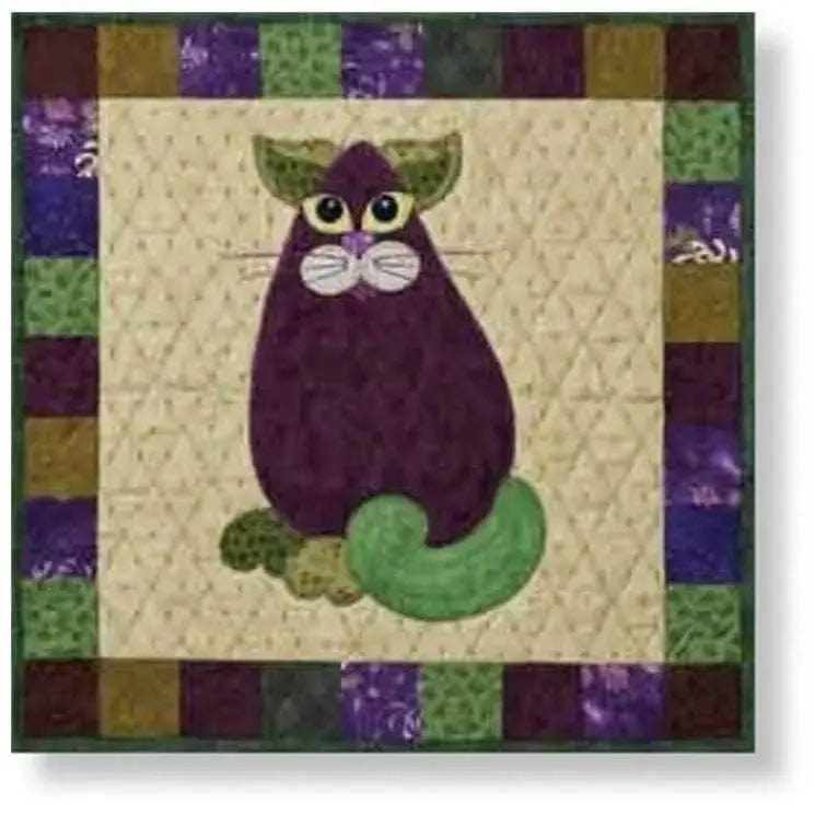 Garden Patch Cats - Eggplant Purr-Mesan Applique Pack IN HOUSE 
