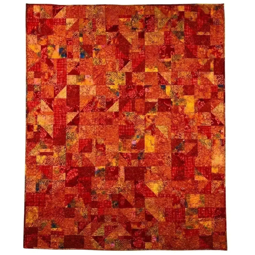 Gumballs Pre-Cut Orange Crush Quilt Kit 60" x 72" IN HOUSE 