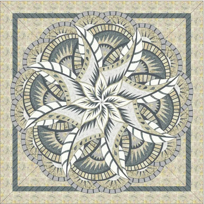 Image of Sand Dollar quilt.