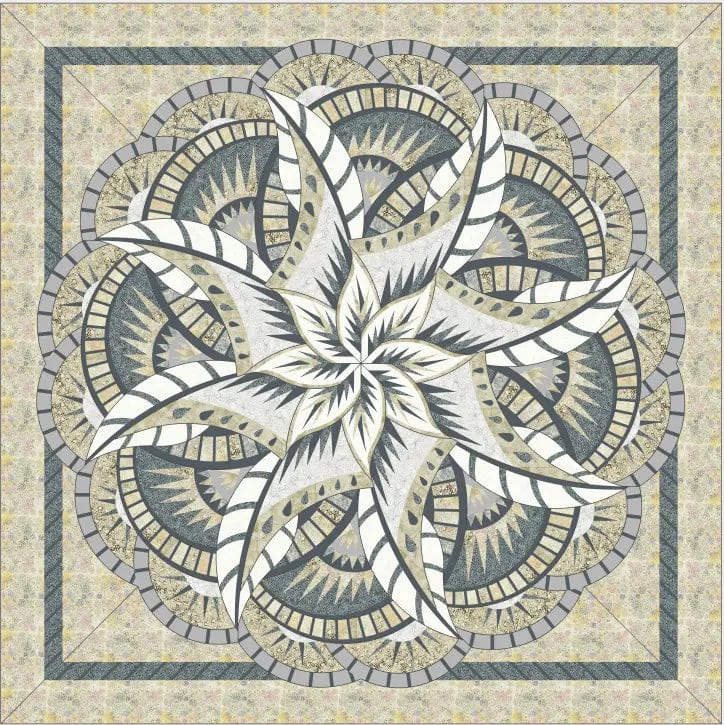 Sand Dollar Quilt Kit - Queen IN HOUSE 